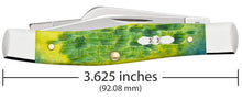 Load image into Gallery viewer, Case Peach Seed Jig Green Apple Bone Medium Stockman
