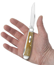 Load image into Gallery viewer, Case Antique Bone Smooth Trapper Fluted Knife

