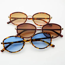 Load image into Gallery viewer, Freyrs Jordan Acetate Oval Sunglasses : Amber Tortoise / Brown
