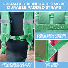 Load image into Gallery viewer, Clear Backpack For School XL Green
