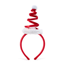 Load image into Gallery viewer, Swirly Santa Hat LED Headband
