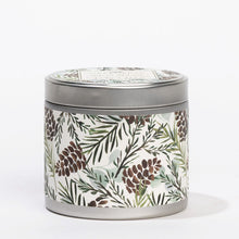 Load image into Gallery viewer, Greenleaf Silver Spruce Tin Candle
