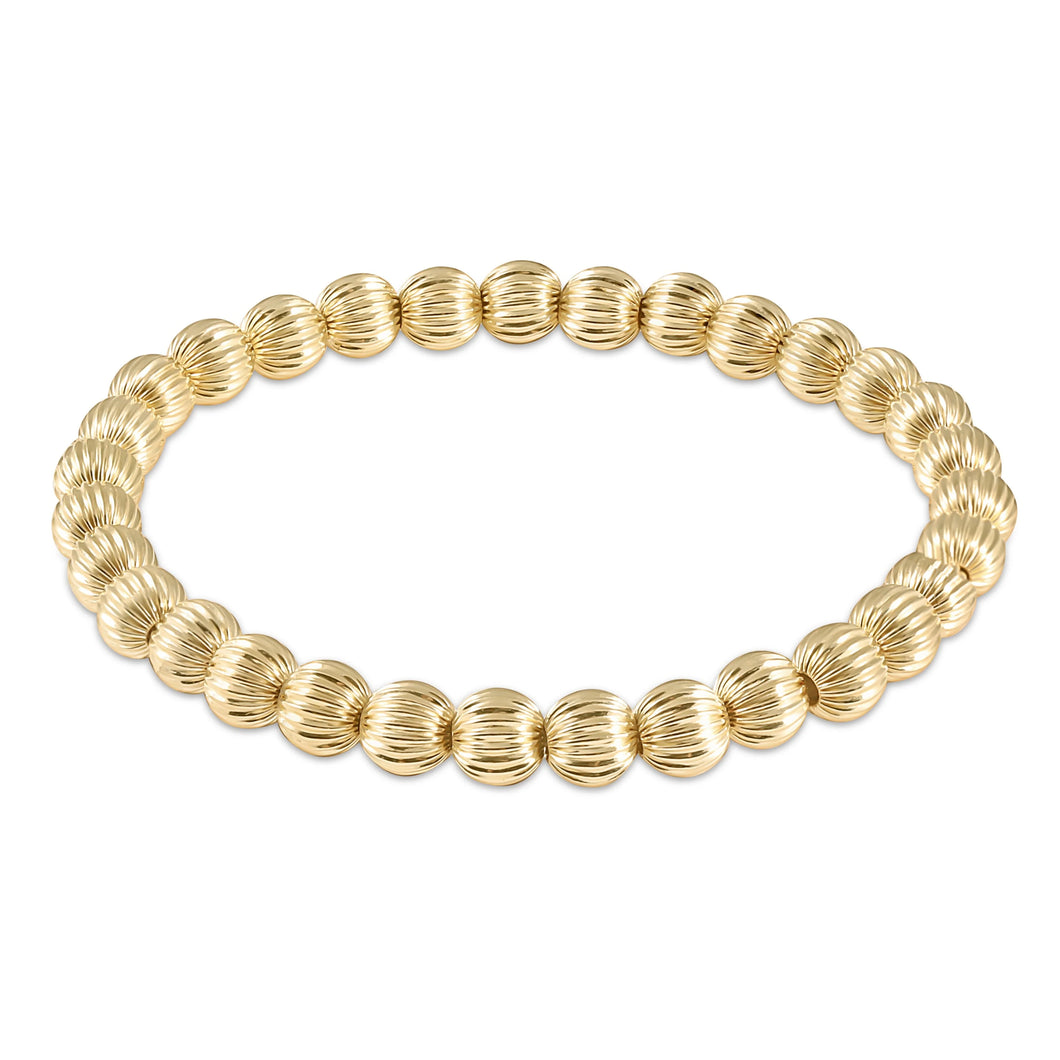 Enewton Extends Diginity Gold 6mm Bead Bracelet