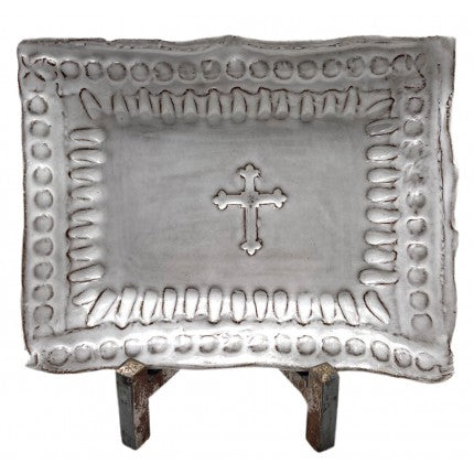 Dixie Pottery Cross Tray