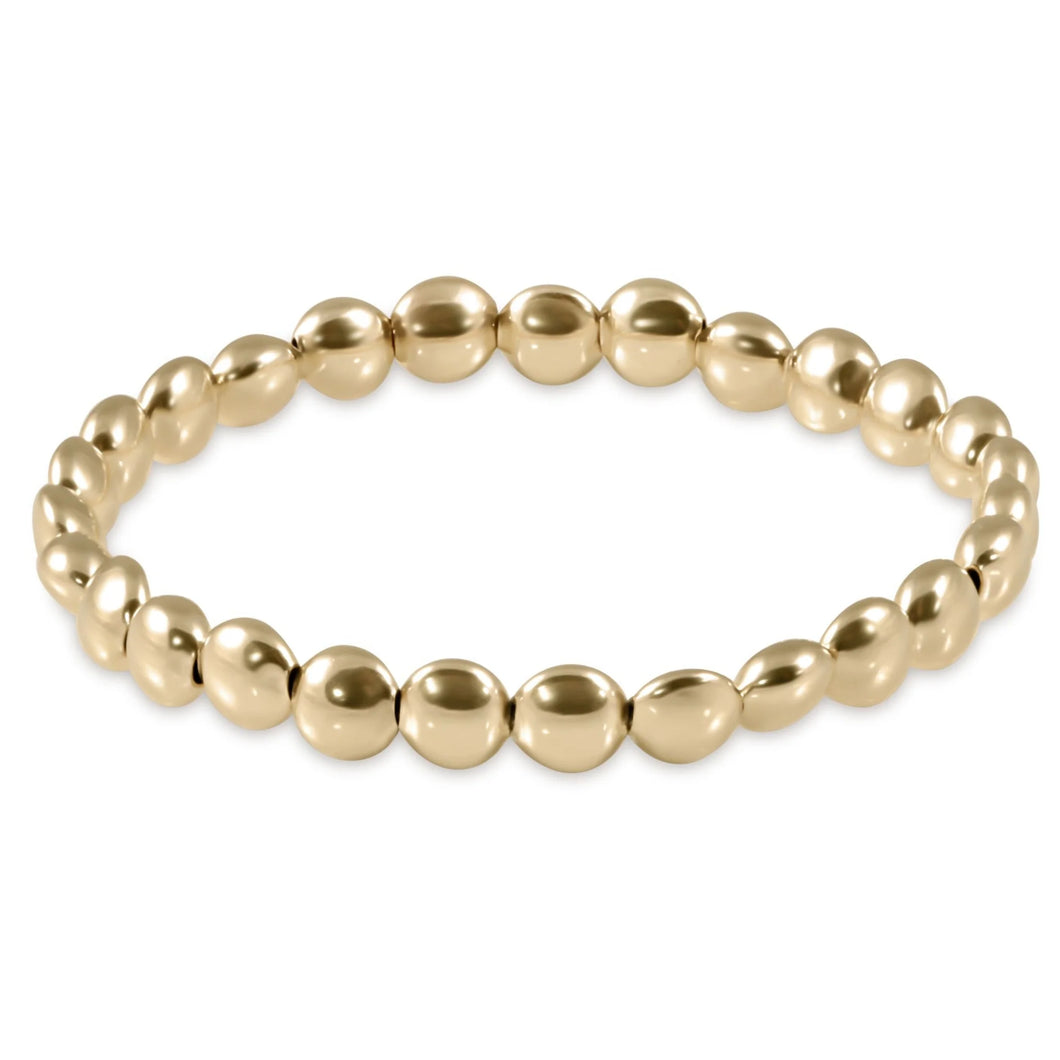 Enewton Extends Honesty Gold 6mm Bead Bracelet