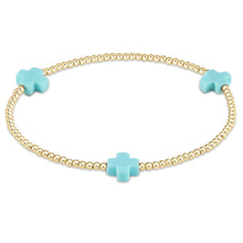 Load image into Gallery viewer, Enewton Extends Signature Cross 3mm Gold Bead Bracelet
