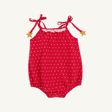 Load image into Gallery viewer, Beaufort Bonnet Junie B Bubble - Dallas Dot Richmond Red/Worth Ave White
