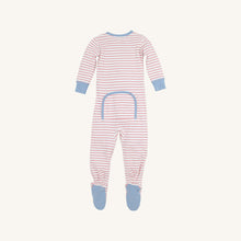 Load image into Gallery viewer, Beaufort Bonnet Knox Night Footed Nantucket Red Stripe/Barrington Blue
