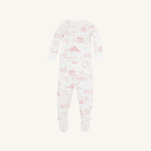 Load image into Gallery viewer, Beaufort Bonnet Knox Night Footed York Town Toile/Worth Ave White

