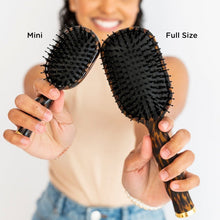 Load image into Gallery viewer, Teleties Mini Boar Bristle Hair Brush
