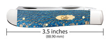 Load image into Gallery viewer, Case Blue Sycamore Wood Smooth Mini Trapper Knife
