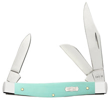 Load image into Gallery viewer, Case Seafoam Green G-10 Smooth Medium Stockman
