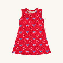 Load image into Gallery viewer, Beaufort Bonnet Star Spangled Swag-Sleeveless Polly Play Dress
