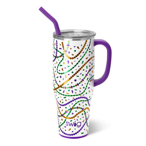 Swig Mardi Gras 40 oz. Mega Mug