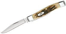 Load image into Gallery viewer, Case Amber Bone Peach Seed Jig Small Texas Jack Knife
