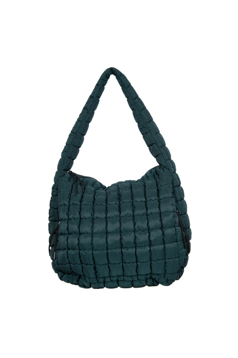 Oversized Quilted Hobo Tote Bag