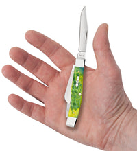 Load image into Gallery viewer, Case Peach Seed Jig Green Apple Bone Medium Stockman

