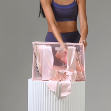 Load image into Gallery viewer, Case Mate Jelly Bow Tote w/Phone Pouch Ballet Pink
