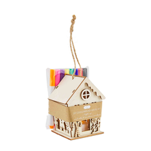 Load image into Gallery viewer, Color-Me-Light-Up Gingerbread House Kit
