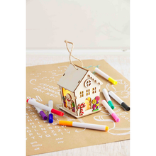 Load image into Gallery viewer, Color-Me-Light-Up Gingerbread House Kit
