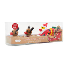 Load image into Gallery viewer, Santa And His Reinducks Bath Toy Set
