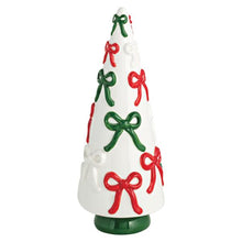 Load image into Gallery viewer, Bow Ceramic Christmas Tree
