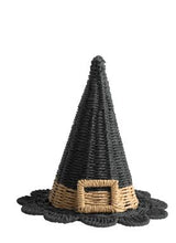 Load image into Gallery viewer, Woven Witch Hat
