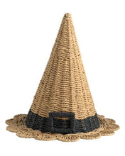 Load image into Gallery viewer, Woven Witch Hat
