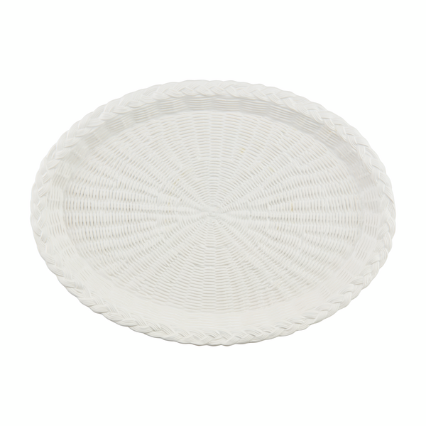 Woven Stoneware Platter
