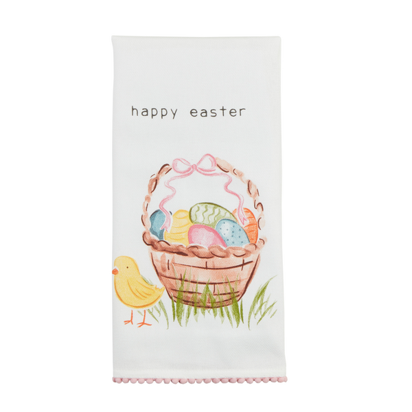 Easter Basket Tea Towel