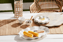 Load image into Gallery viewer, Ruffled Melamine Platter
