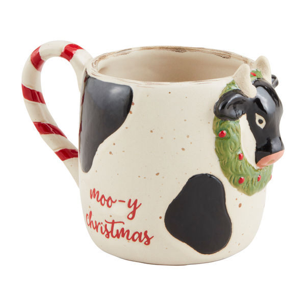 Cow Farm Animal Christmas Mug