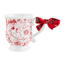 Load image into Gallery viewer, Christmas Word Print Mug
