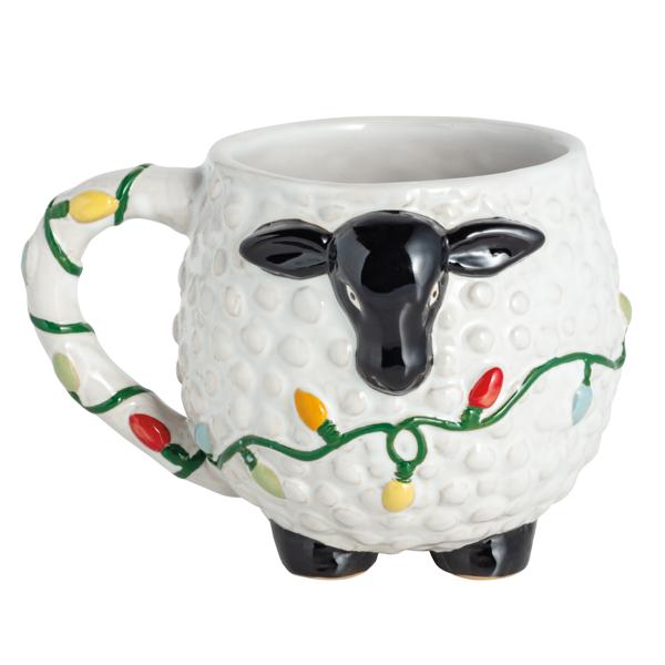 Farm Christmas Sheep Mug