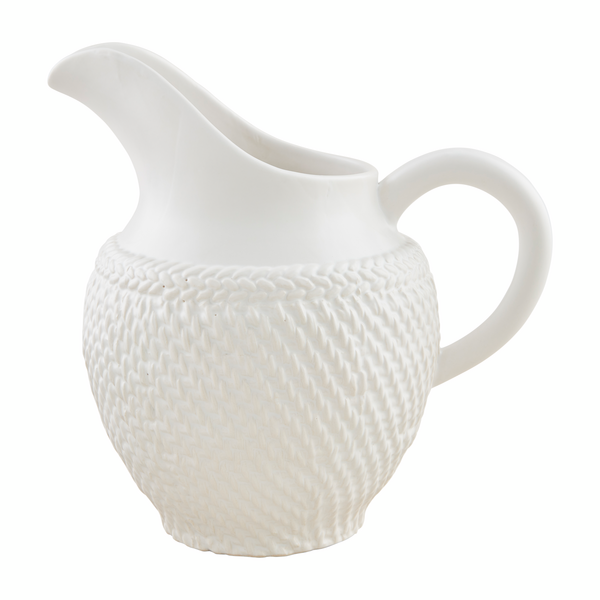 Woven Ceramic Pitcher