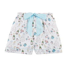 Load image into Gallery viewer, Bride Pajama Shorts White
