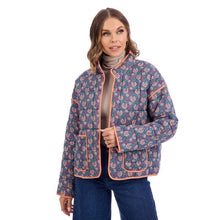 Load image into Gallery viewer, Cher Quilted Jacket Dark Blue

