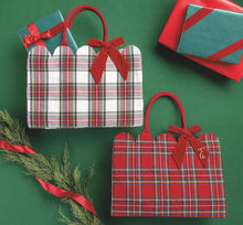 Load image into Gallery viewer, Tartan Scallop Tote

