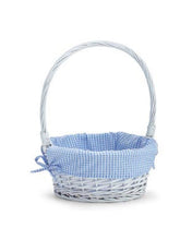 Load image into Gallery viewer, Easter Willow Basket w/ Gingham Liners
