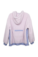 Load image into Gallery viewer, Light Purple Two-Toned Sherpa Fleece Pullover
