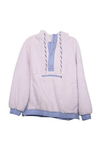 Load image into Gallery viewer, Light Purple Two-Toned Sherpa Fleece Pullover
