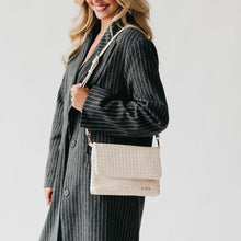 Load image into Gallery viewer, Wrenlee Woven Flap Crossbody
