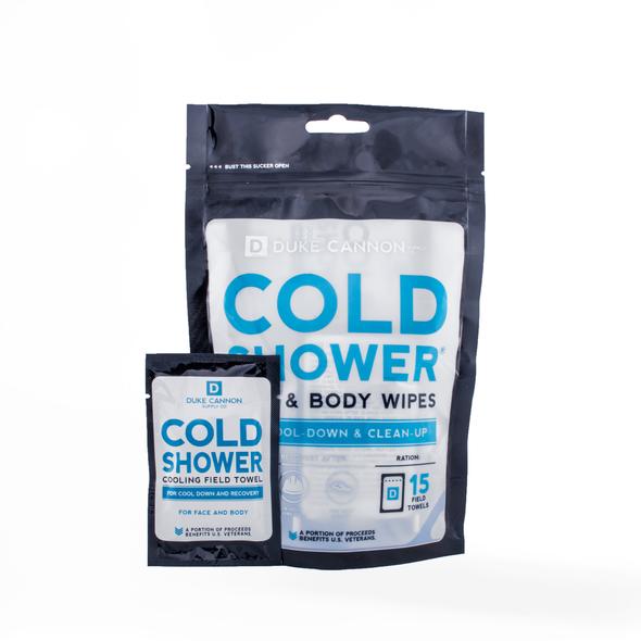 Duke Cannon Cold Shower Face and Body Wipes Multi-Pack