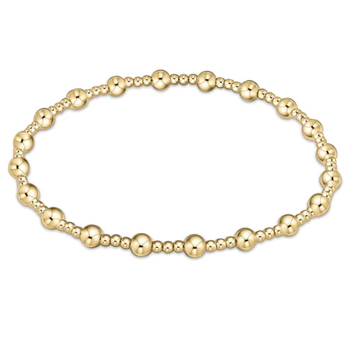 Enewton Extends Classic Sincerity Pattern Bead Bracelet Gold