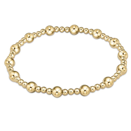 Enewton Extends Classic Sincerity Pattern Bead Bracelet Gold