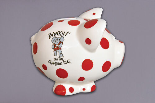 Magnolia Lane Ceramic Alabama Piggy Bank
