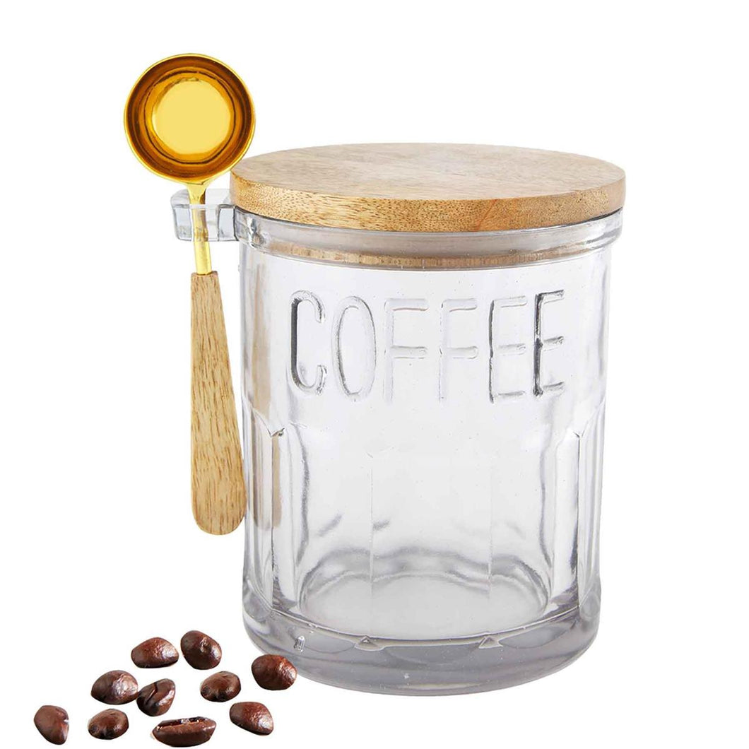 Mudpie Coffee Glass Canister Set