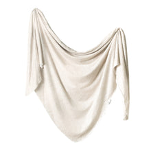Load image into Gallery viewer, Copper Pearl Knit Swaddle Blanket

