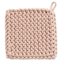 Load image into Gallery viewer, Creative Co-Op Cotton Crocheted Potholder
