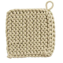 Load image into Gallery viewer, Creative Co-Op Cotton Crocheted Potholder
